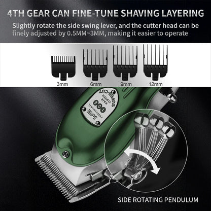 All-Metal Pet Hair Clipper – Low-Noise Grooming Trimmer