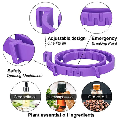 Adjustable Pet Calming Collar – Lavender & Chamomile for Anxiety Relief