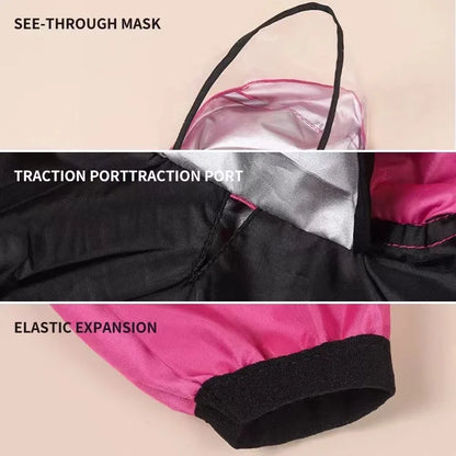 Dog Raincoat – Face Print Waterproof Hoodie-Style Jacket