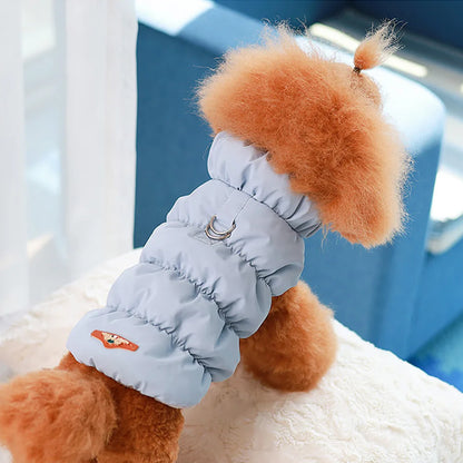 Winter Padded Pet Vest – Soft Cotton Coat for Small & Medium Pets