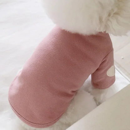 "Love Bear" Winter Hoodie for Dogs & Cats – Warm Designer Pet Clothing