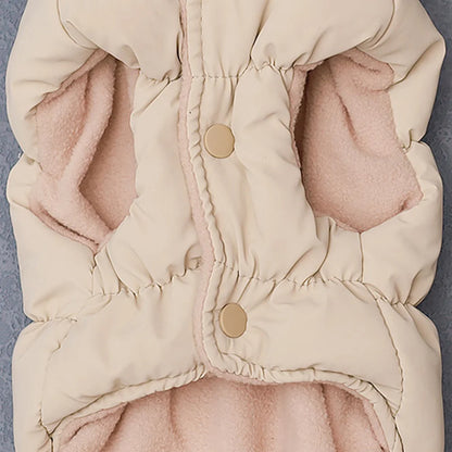 Winter Padded Pet Vest – Soft Cotton Coat for Small & Medium Pets