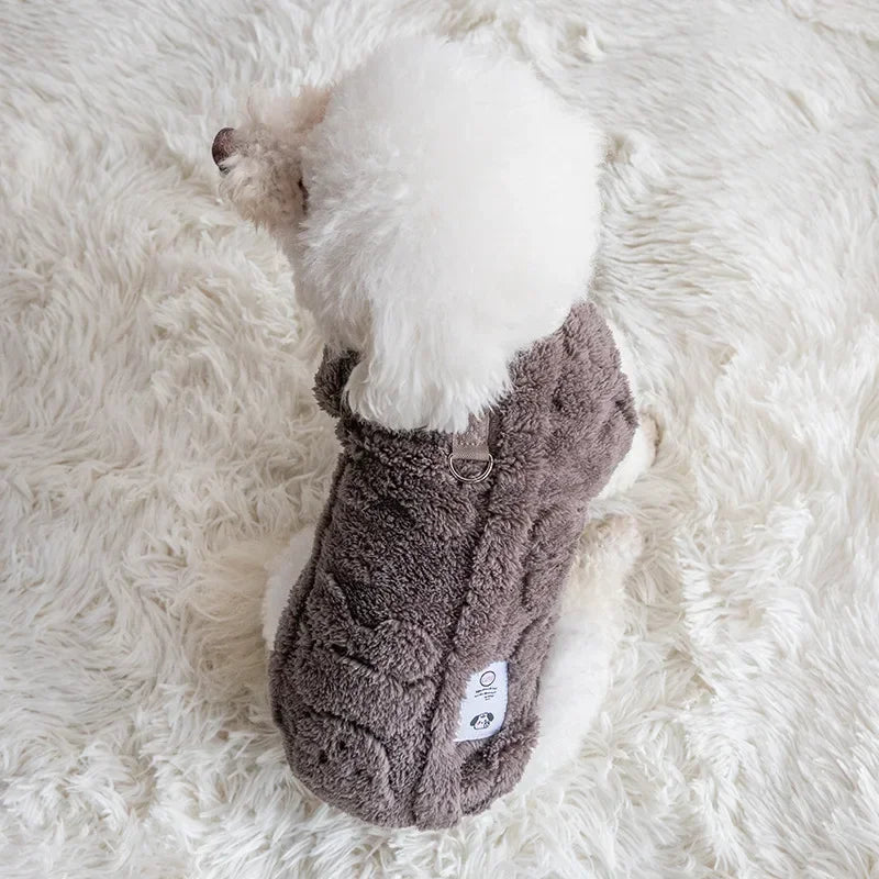 Warm Fleece Pet Sweater – Pullover for Small Dogs & Cats