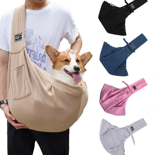 Comfortable Pet Sling Bag – Crossbody Travel Carrier