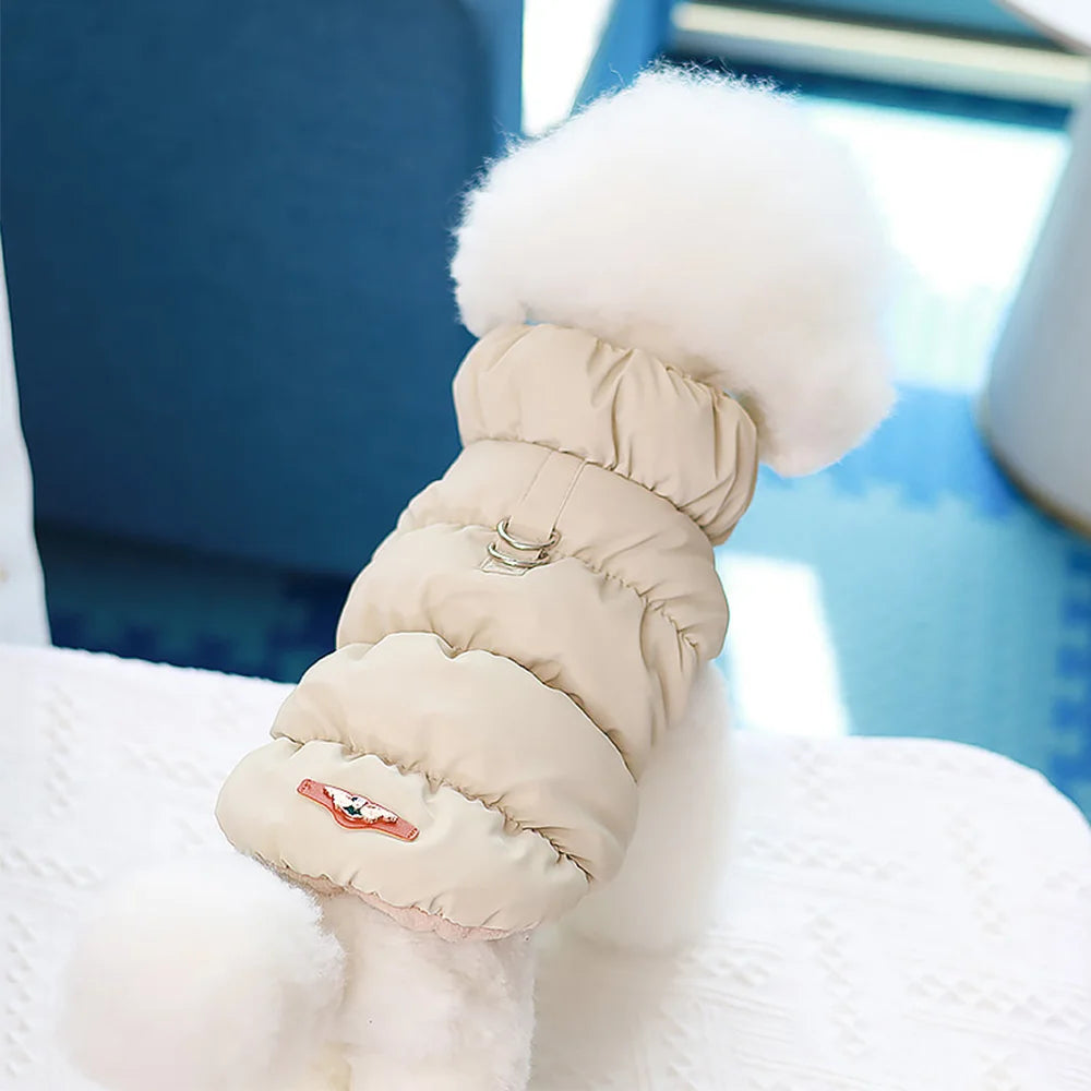 Winter Padded Pet Vest – Soft Cotton Coat for Small & Medium Pets