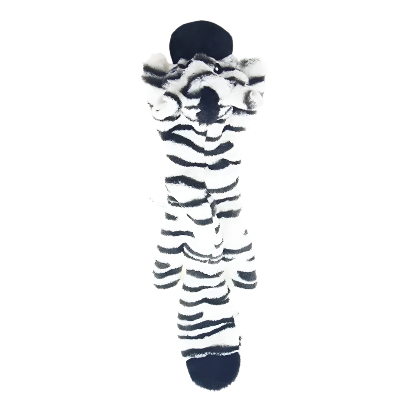 No-Stuffing Animal Dog Toy – Squeaky Plush with Crinkle Sound