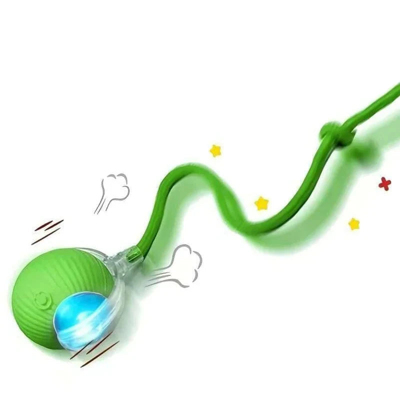Smart Rechargeable Cat Ball Toy – Auto Rolling Interactive Trainer