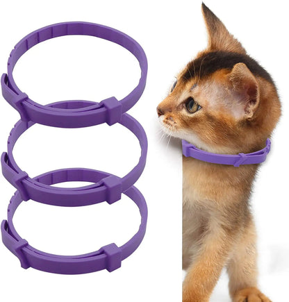 Adjustable Pet Calming Collar – Lavender & Chamomile for Anxiety Relief