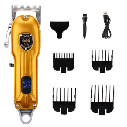 All-Metal Pet Hair Clipper – Low-Noise Grooming Trimmer