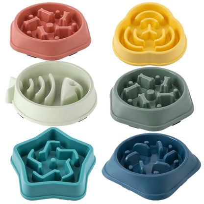 Anti-Choking Slow Feeder Pet Bowl – Non-Slip for Healthy Eating