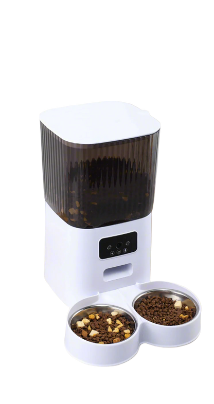 5L Smart Automatic Pet Feeder – Dual Bowl with Camera & App Control