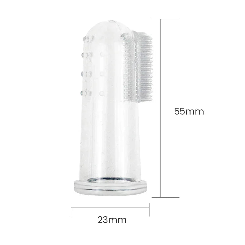 Super Soft Silicone Finger Toothbrush – Dental Care for Pets