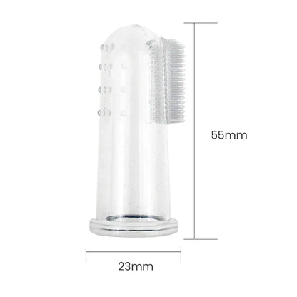 Super Soft Silicone Finger Toothbrush – Dental Care for Pets