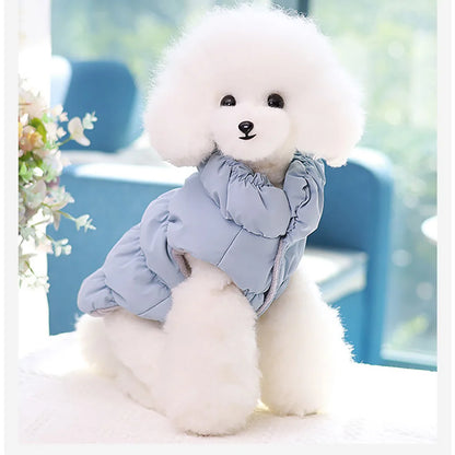 Winter Padded Pet Vest – Soft Cotton Coat for Small & Medium Pets