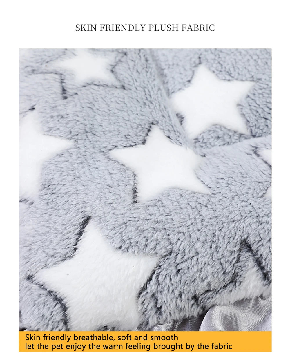 All-Season Thick Pet Bed – Soft Flannel Nest Cushion for Cats & Medium Dogs