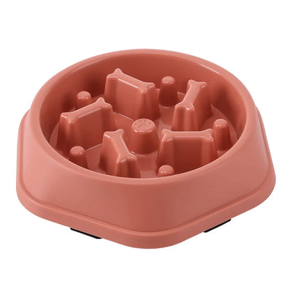 Anti-Choking Slow Feeder Pet Bowl – Non-Slip for Healthy Eating