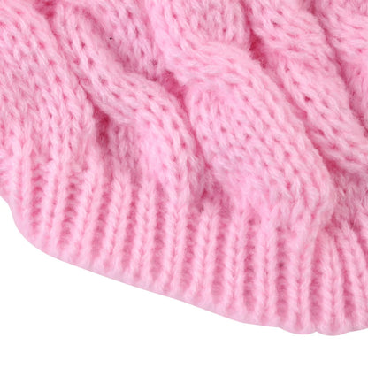 Classic Knit Dog Sweater – Warm Pullover for Small Breeds