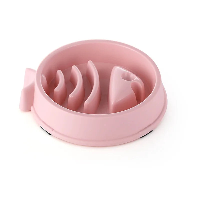 Anti-Choking Slow Feeder Pet Bowl – Non-Slip for Healthy Eating