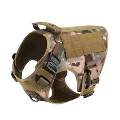Tactical Military Dog Harness & Leash Set – Heavy-Duty Training Vest