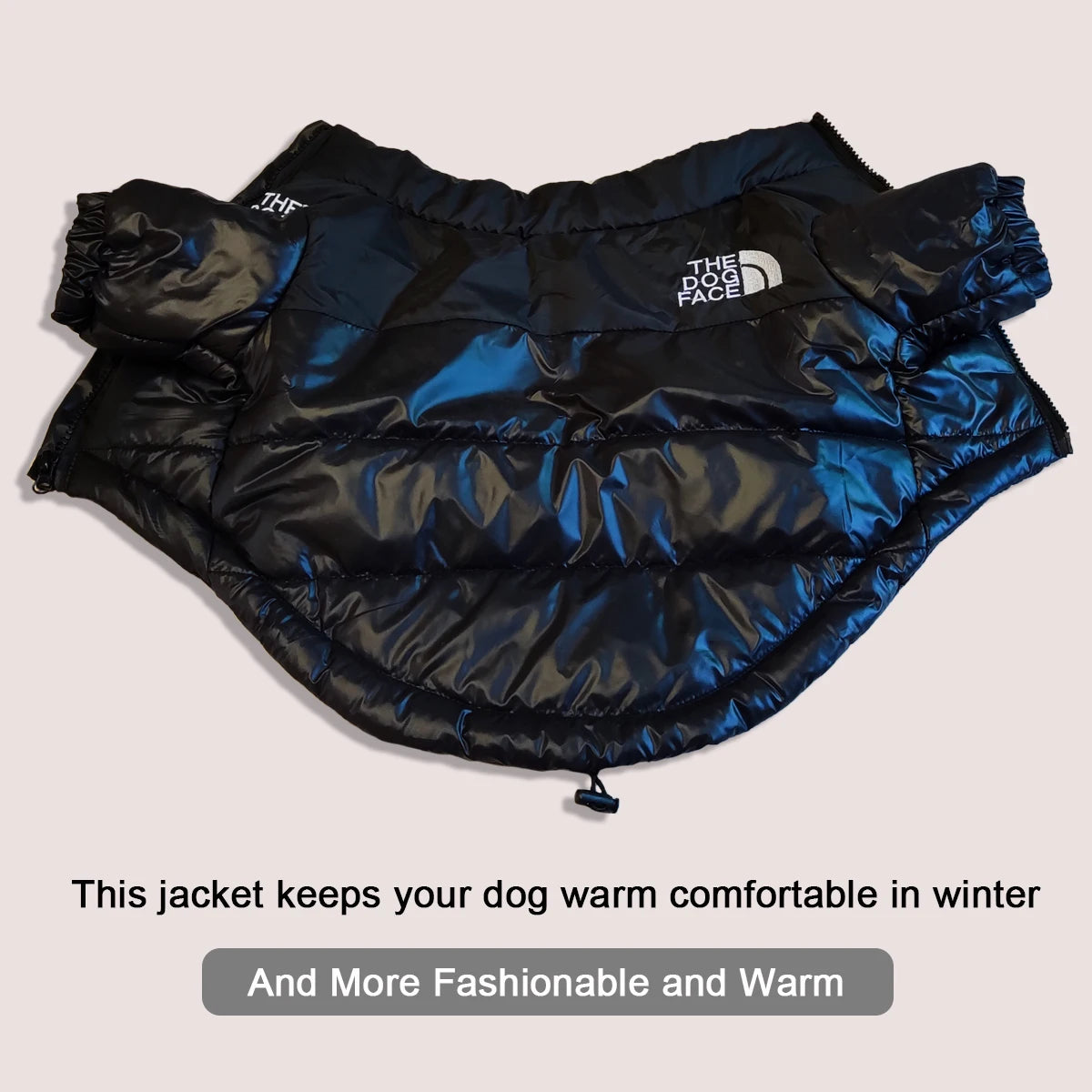 Reflective Winter Dog Jacket – Waterproof Windproof Coat for All Sizes