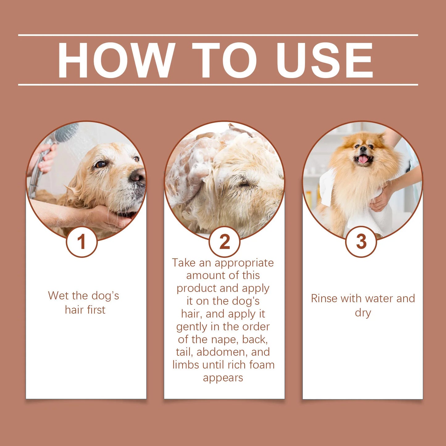 PH-Balanced Pet Shampoo & Conditioner – Moisturizing, Anti-Itch, Flea & Dirt Removal