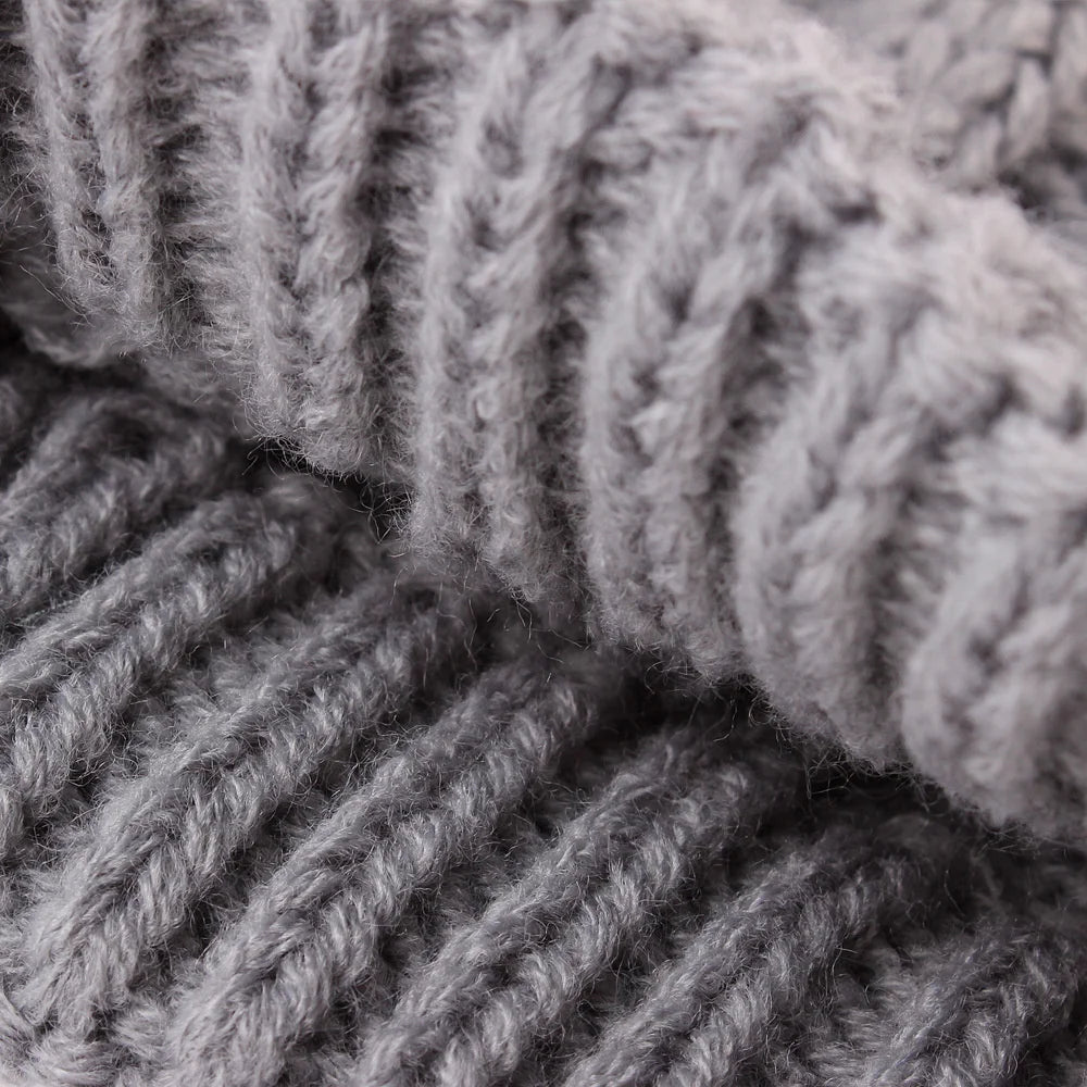 Classic Knit Dog Sweater – Warm Pullover for Small Breeds