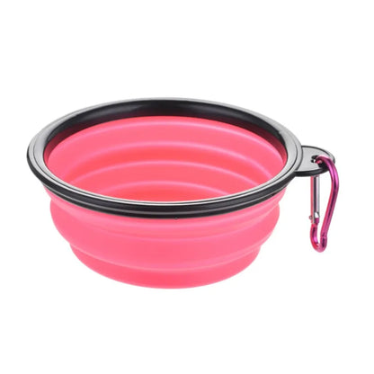 Collapsible Silicone Travel Pet Bowl – Portable Dish for Dogs & Cats
