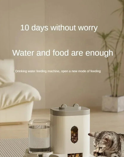 Automatic Food & Water Dispenser for Pets – Cats & Dogs