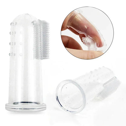 Super Soft Silicone Finger Toothbrush – Dental Care for Pets