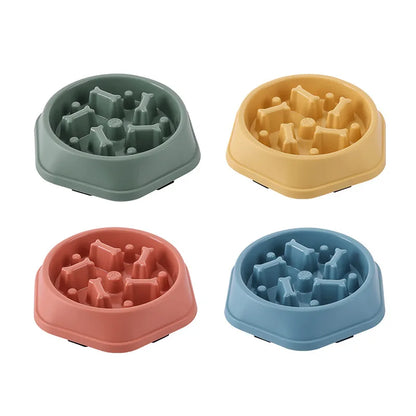 Anti-Choking Slow Feeder Pet Bowl – Non-Slip for Healthy Eating