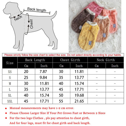 Warm Fleece Pet Sweater – Pullover for Small Dogs & Cats