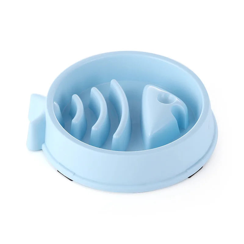 Anti-Choking Slow Feeder Pet Bowl – Non-Slip for Healthy Eating