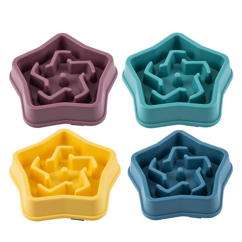 Anti-Choking Slow Feeder Pet Bowl – Non-Slip for Healthy Eating
