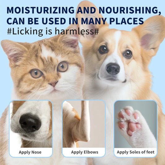 Natural Dog & Cat Paw Balm – Moisturizing Paw & Nose Protector