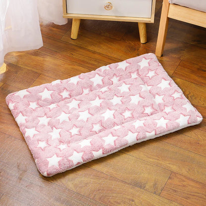 All-Season Thick Pet Bed – Soft Flannel Nest Cushion for Cats & Medium Dogs